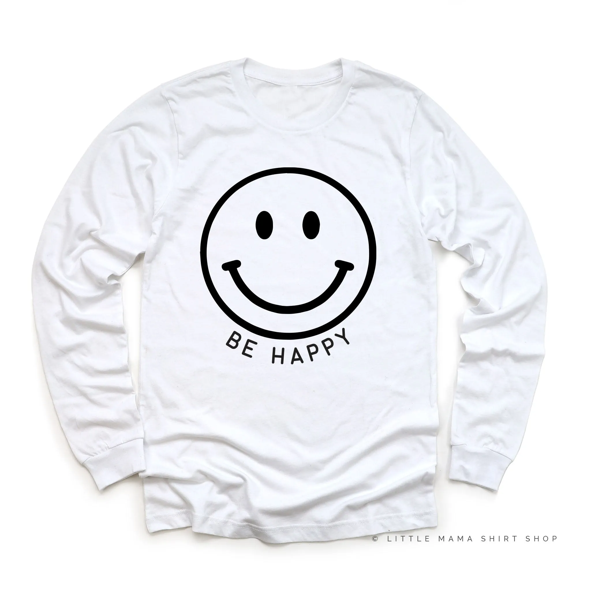 Be Happy - Smiley Face - Long Sleeve Child Shirt
