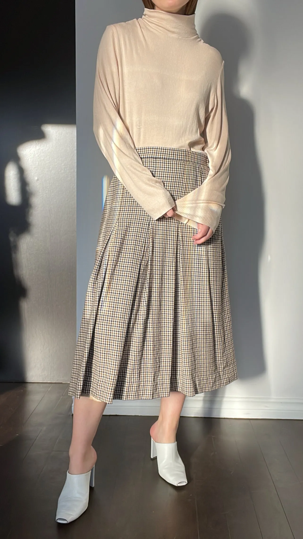 Bellantoni Slow Fashion Ribbed Blush Mockneck - L/XL