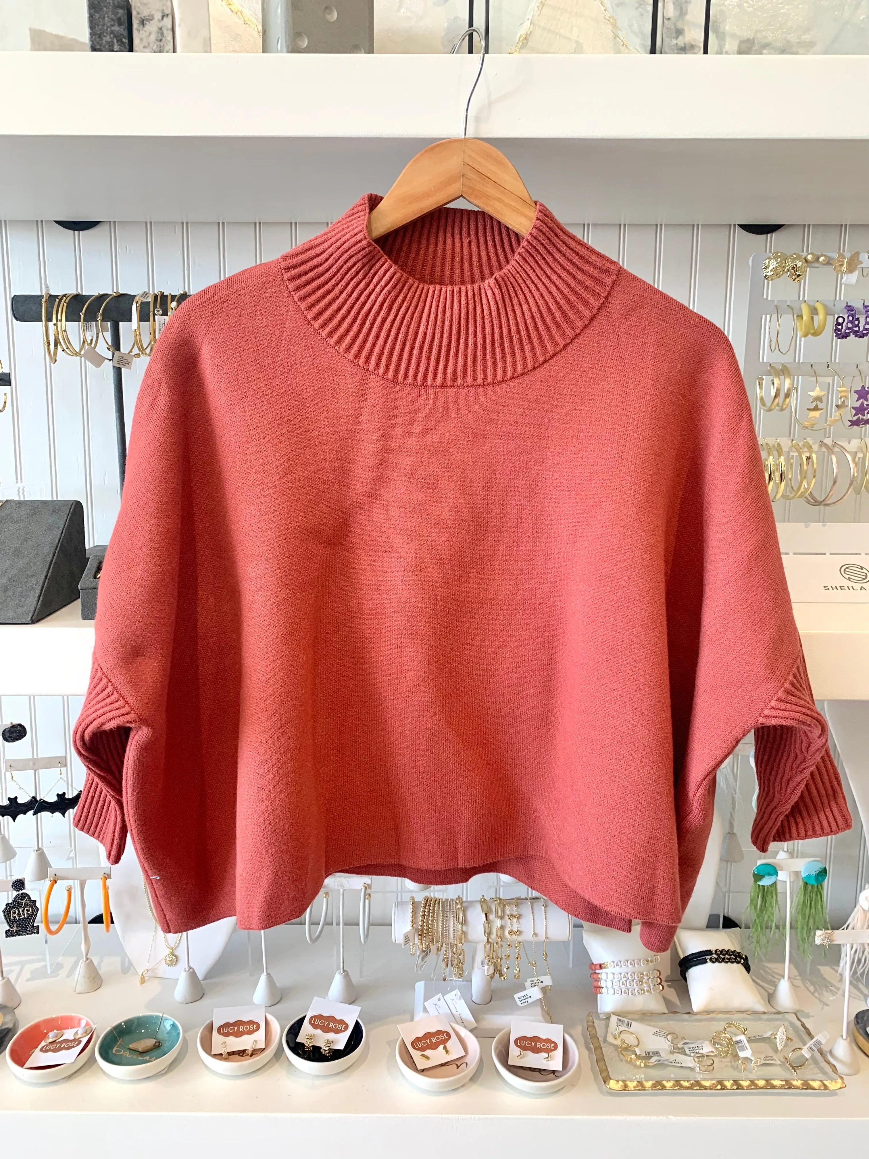 Canyon Rose Aja Crop Sweater