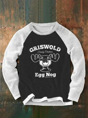 Christmas Elements Round Neck Pullover Sweatshirt