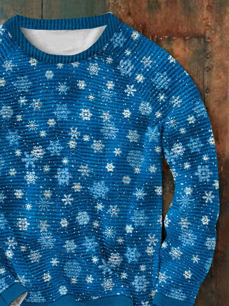Christmas Snow Graphic Pullover Sweatshirt