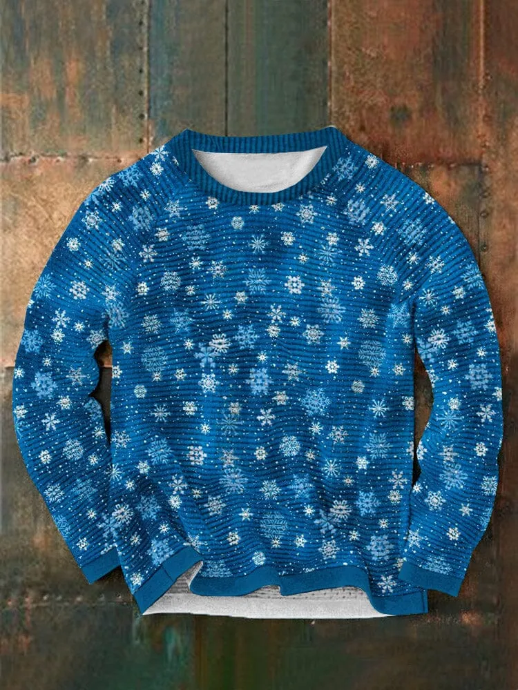 Christmas Snow Graphic Pullover Sweatshirt