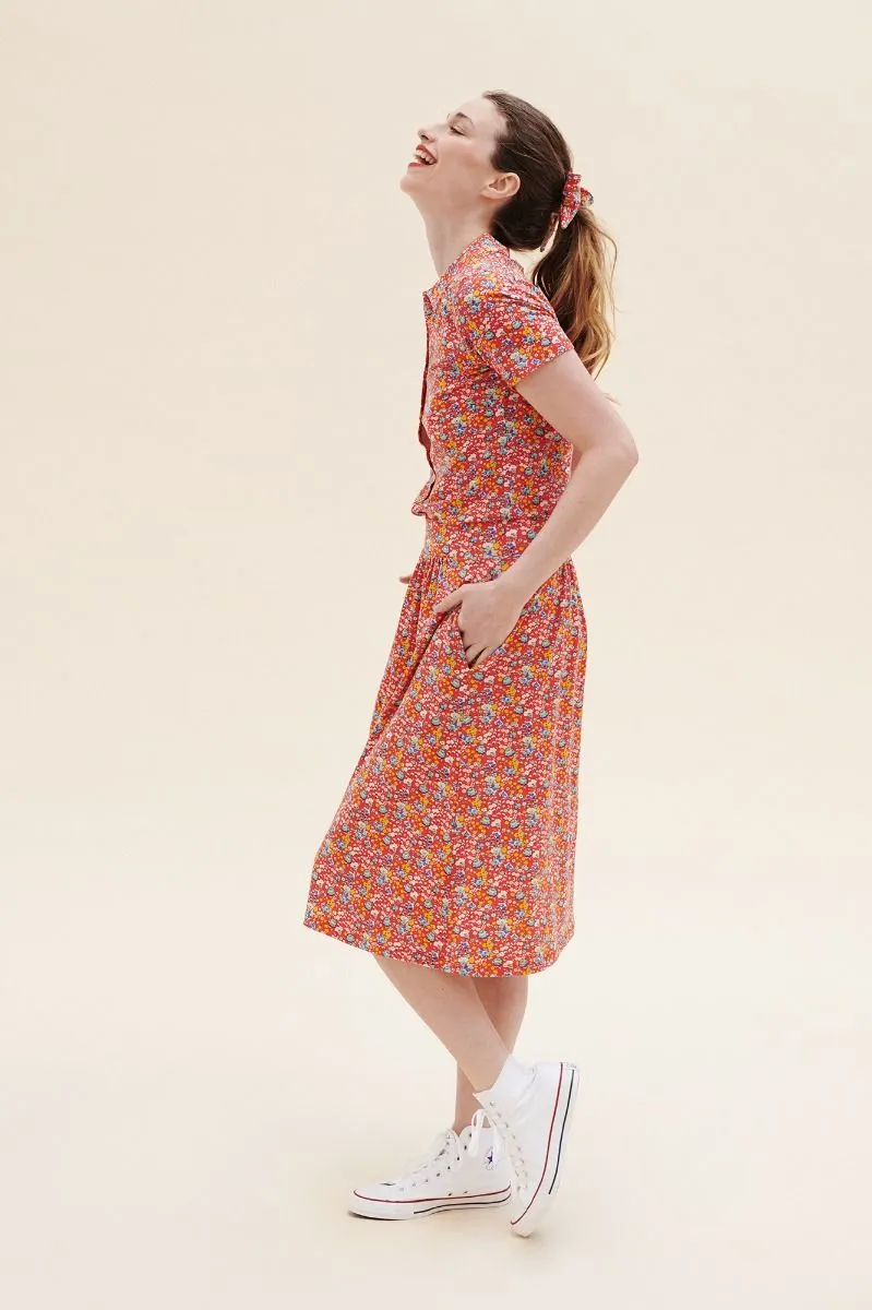 Comfortabele midi rok | Lily Balou Lily Balou Bina skirt liberty