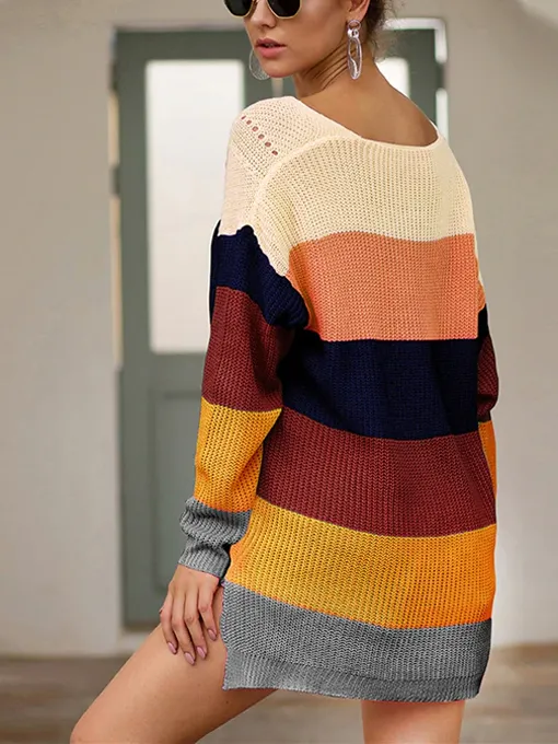 Drop Shoulder Distressed Long Sleeve