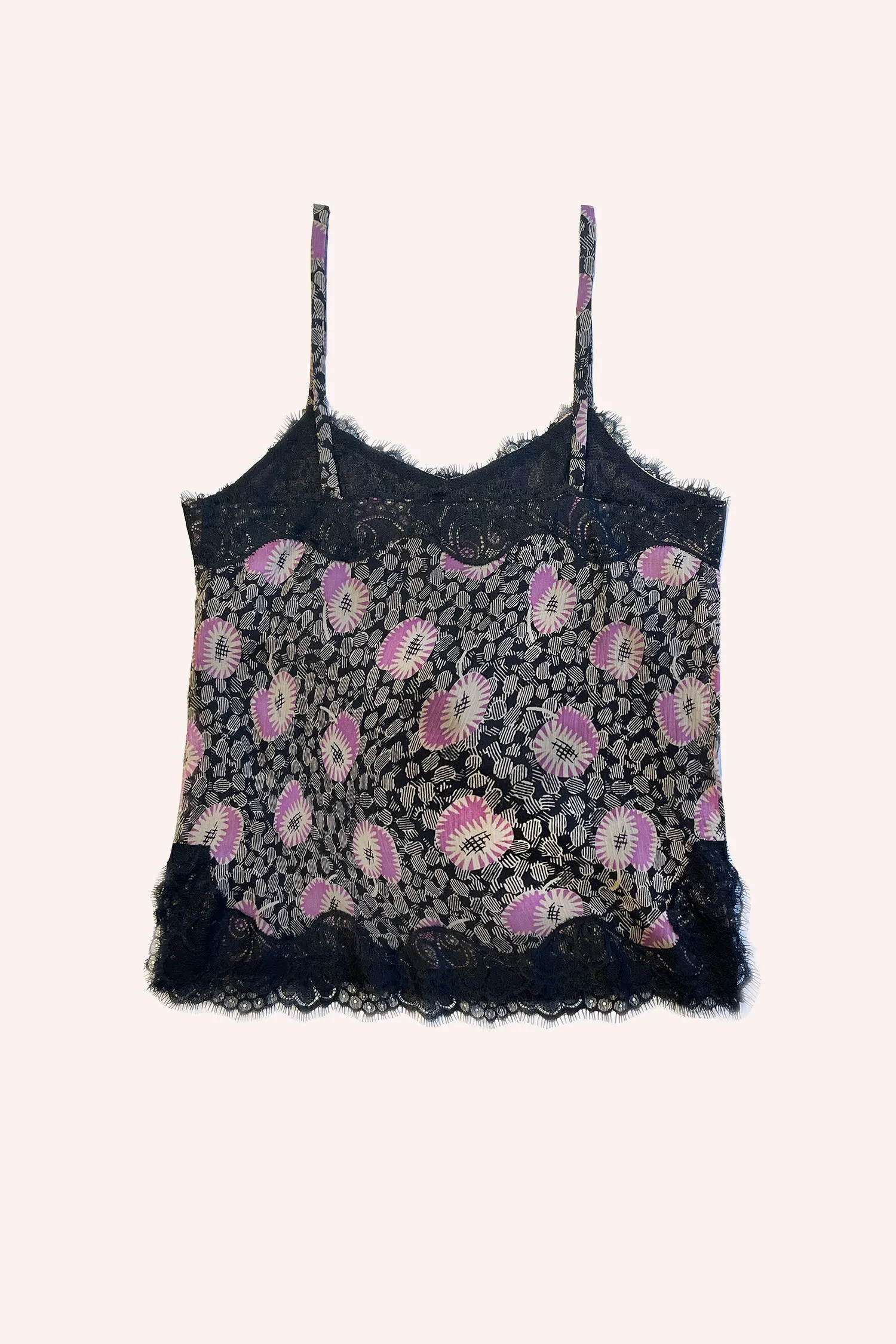 Etched Posies Slip Top
