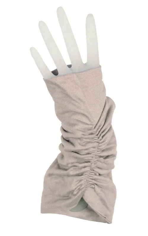 Fingerless Gloves Scrunched - Assorted Jersey Knits