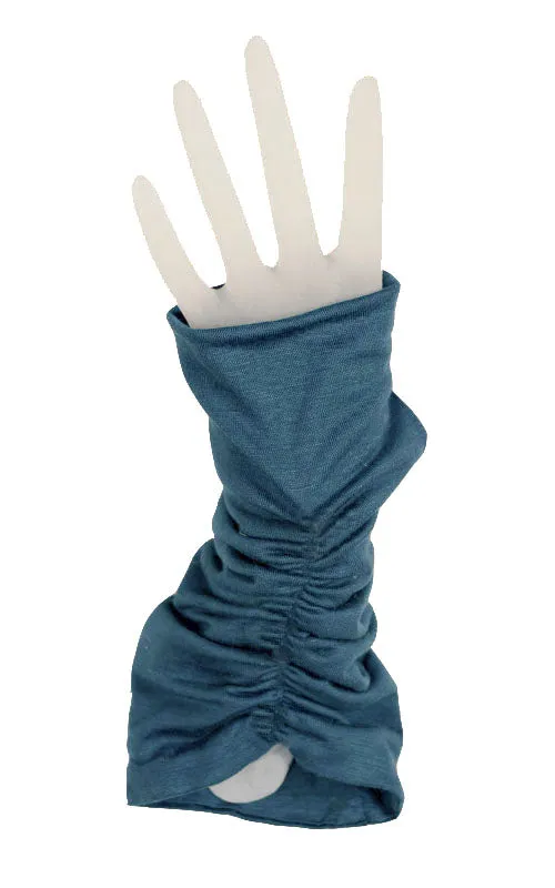 Fingerless Gloves Scrunched - Assorted Jersey Knits