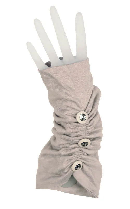 Fingerless Gloves Scrunched - Assorted Jersey Knits