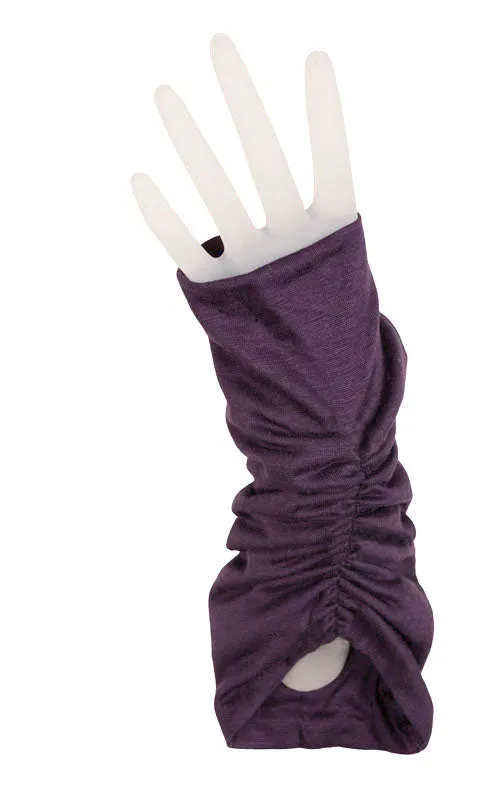 Fingerless Gloves Scrunched - Assorted Jersey Knits