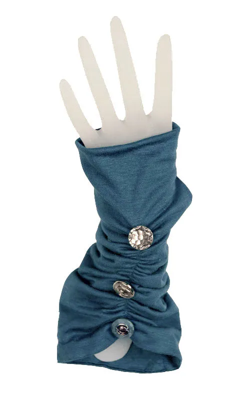 Fingerless Gloves Scrunched - Assorted Jersey Knits