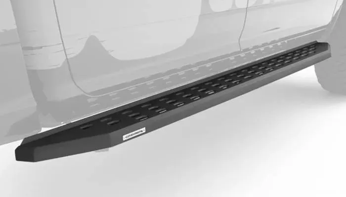 Go Rhino RB20 Running Boards Chevy Colorado Crew Cab (15-22) Bedliner Coating or Textured Black Finish