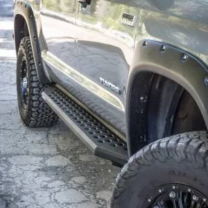 Go Rhino RB20 Running Boards Chevy Colorado Crew Cab (15-22) Bedliner Coating or Textured Black Finish