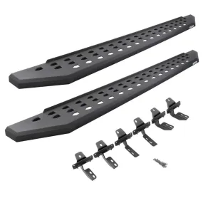 Go Rhino RB20 Running Boards Chevy Colorado Crew Cab (15-22) Bedliner Coating or Textured Black Finish