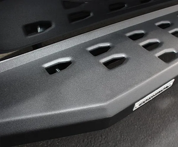 Go Rhino RB20 Running Boards Chevy Silverado Diesel Double Cab (15-19) Bedliner Coating or Textured Black Finish