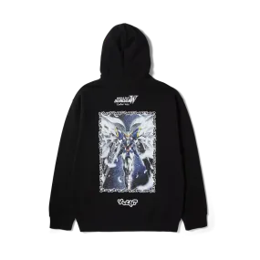 HUF X Gundam Wing Pullover Hoodie Black