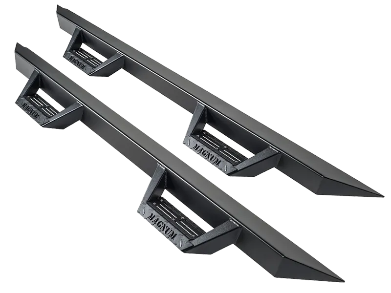 ICI Magnum RT Side Steps, Textured Black for 18-up Jeep Wrangler JL & JL Unlimited