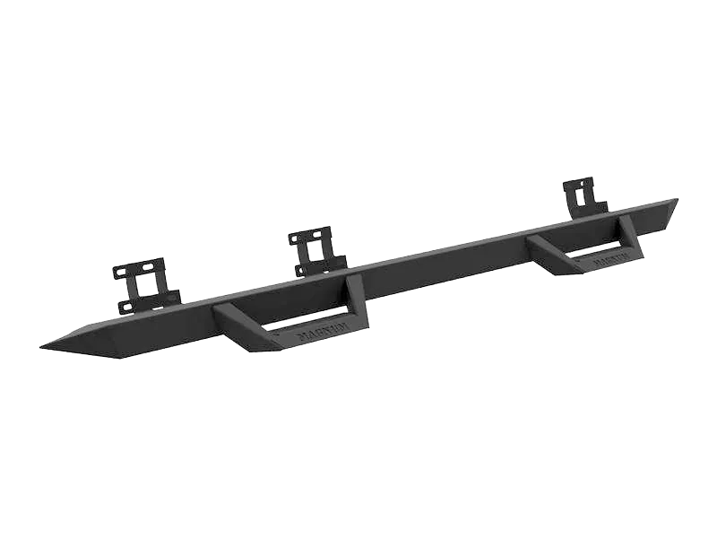 ICI Magnum RT Side Steps, Textured Black for 18-up Jeep Wrangler JL & JL Unlimited