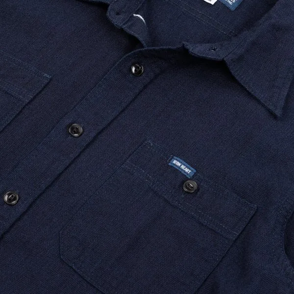 Iron Heart  IHSH-358 5oz Dobby Cloth Work Shirt - Indigo
