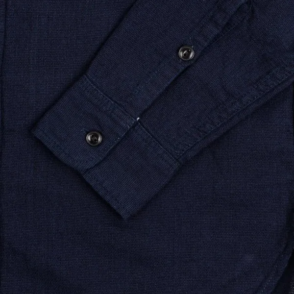 Iron Heart  IHSH-358 5oz Dobby Cloth Work Shirt - Indigo