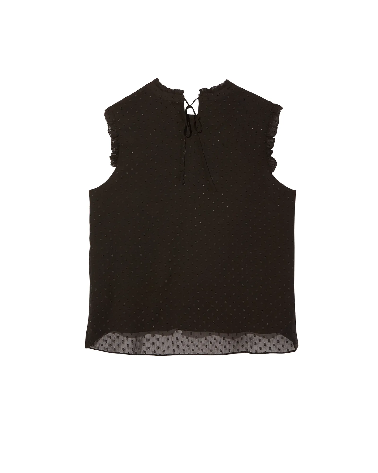 Julissa Clip Dot Tank | Black