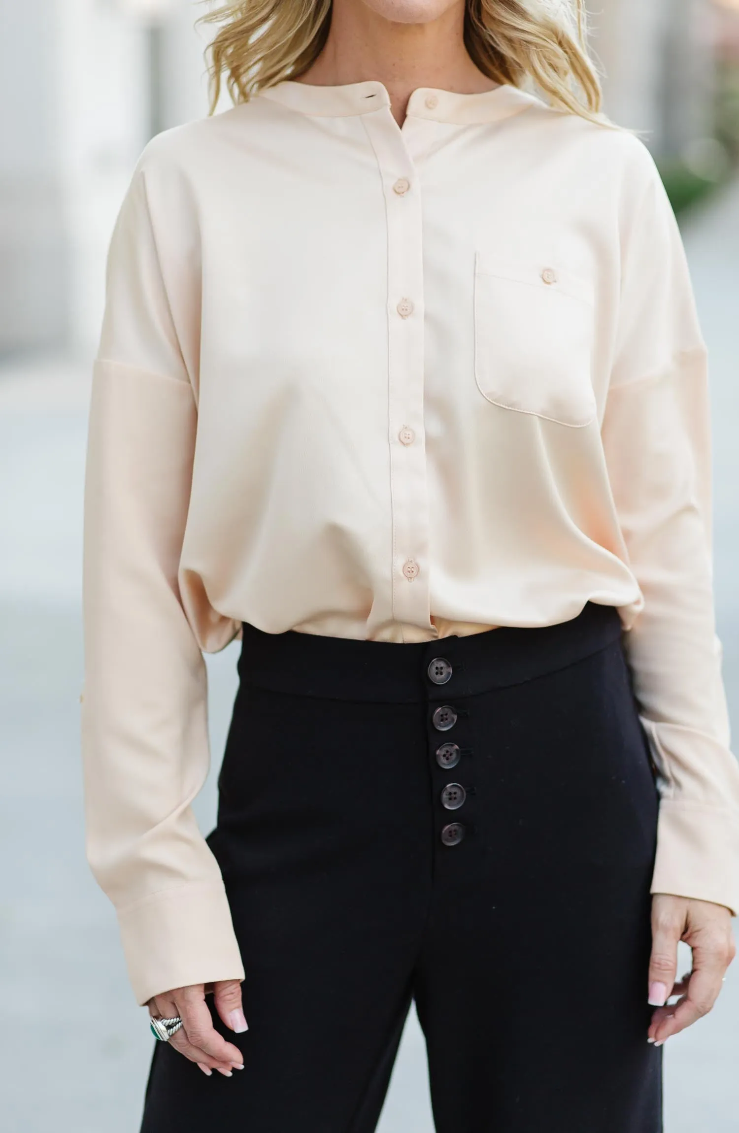 Kat Button Down Blouse FINAL SALE