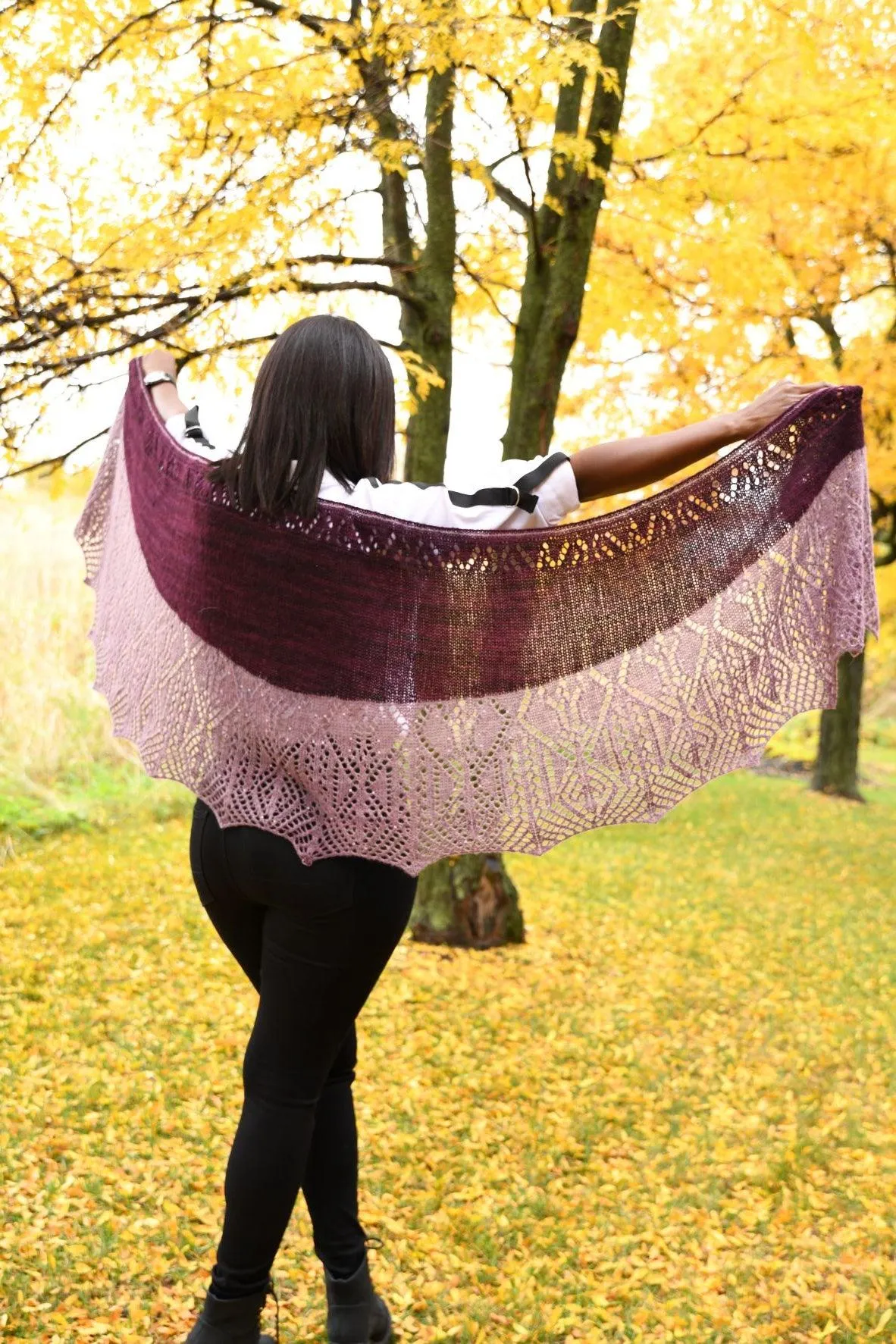 Lavande Shawl - KNITTING KIT