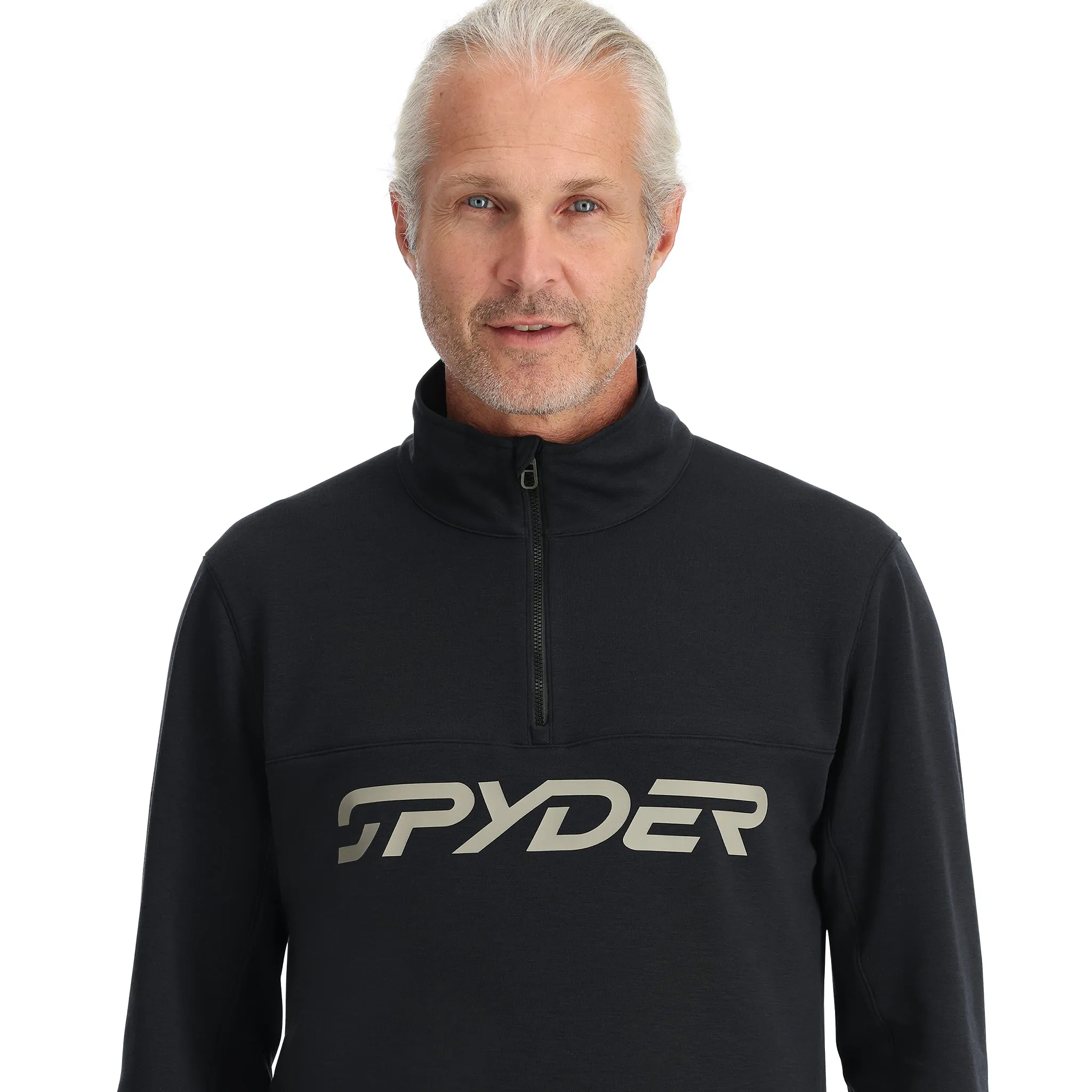 Mens Speed Fleece Half Zip - Black