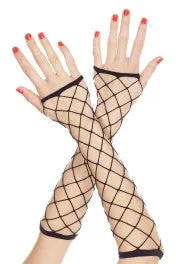 Music Legs Costumes Spandex Industrial Net Fingerless ML410