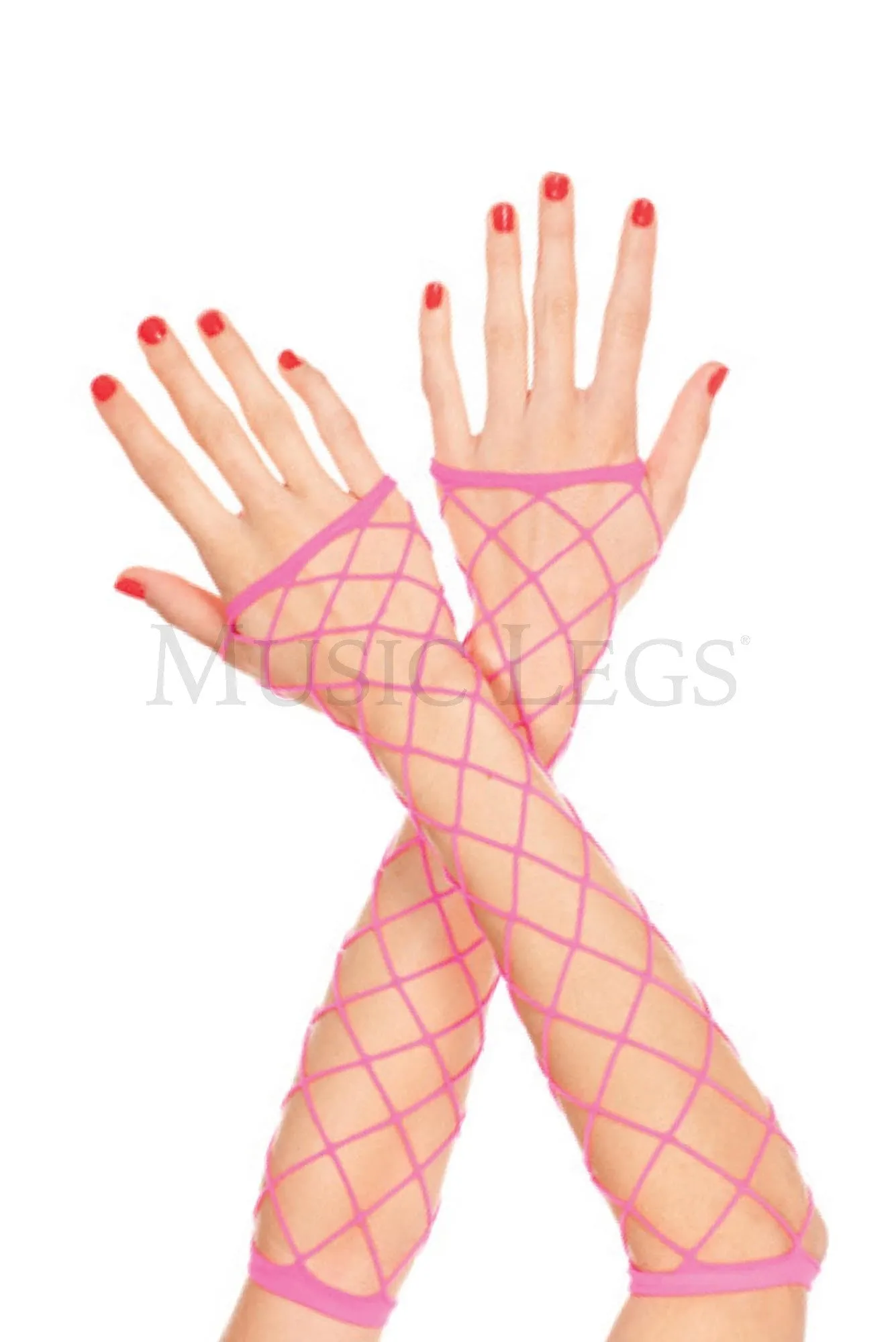 Music Legs Costumes Spandex Industrial Net Fingerless ML410