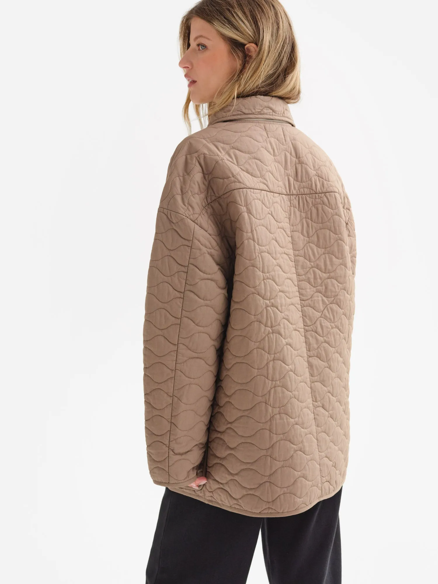 Organic Cotton Quilted Chore Jacket