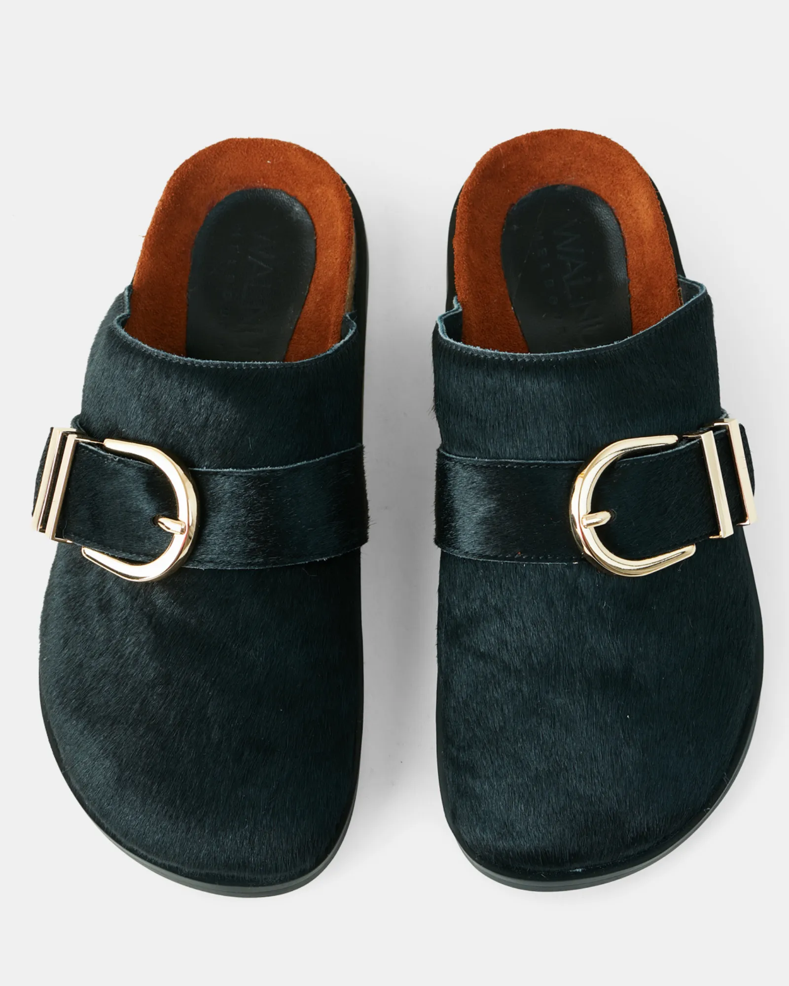 Port Leather Mule - Black