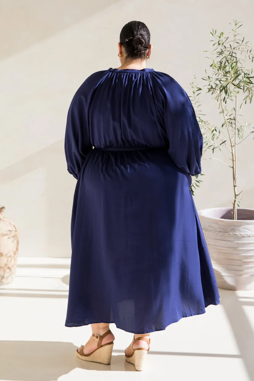 PQ Collection Athena Dress Navy