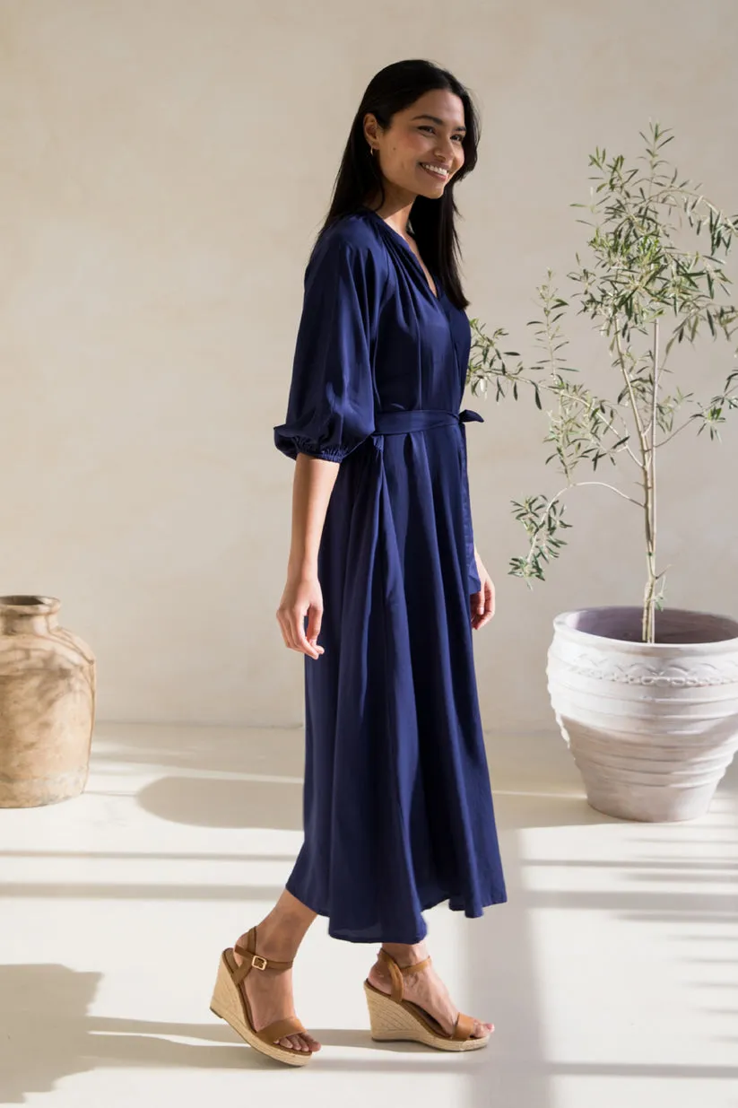 PQ Collection Athena Dress Navy