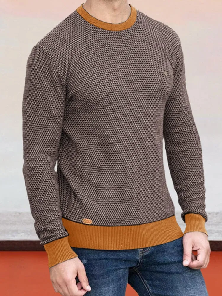 Round Neck Pullover Anti-pilling Sweater