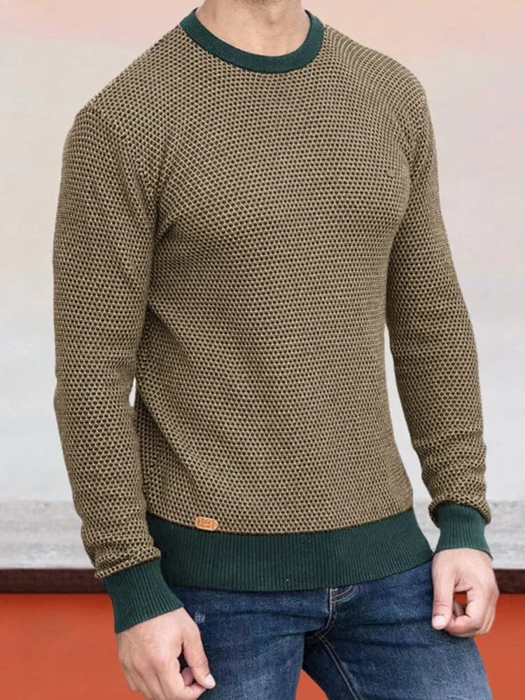 Round Neck Pullover Anti-pilling Sweater