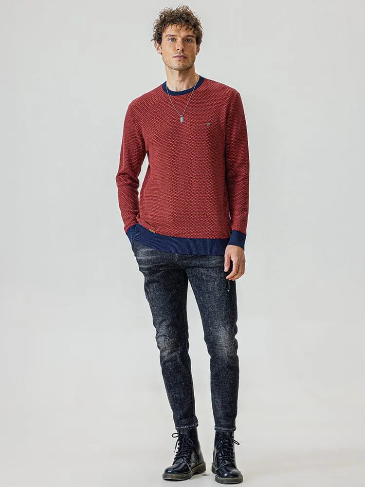 Round Neck Pullover Anti-pilling Sweater