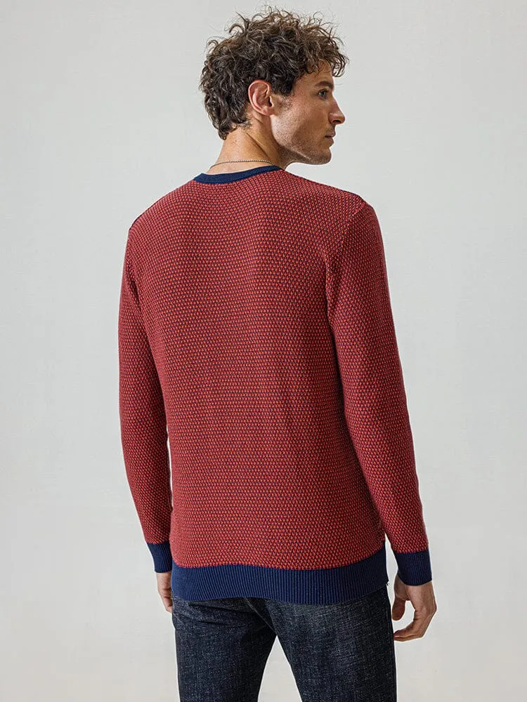 Round Neck Pullover Anti-pilling Sweater