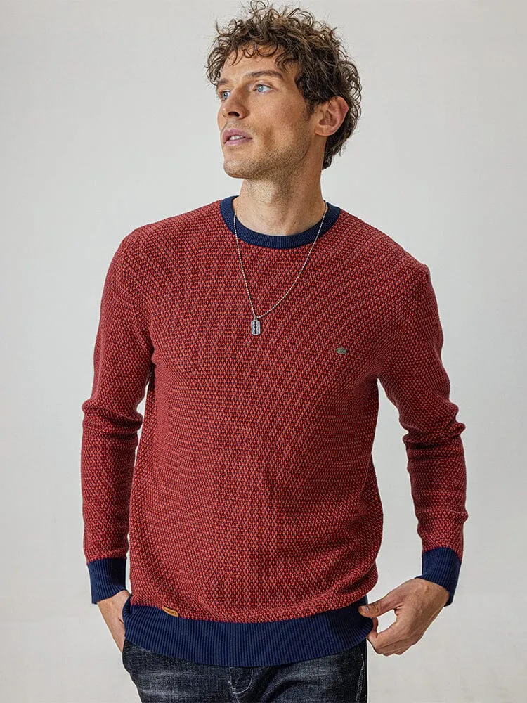 Round Neck Pullover Anti-pilling Sweater