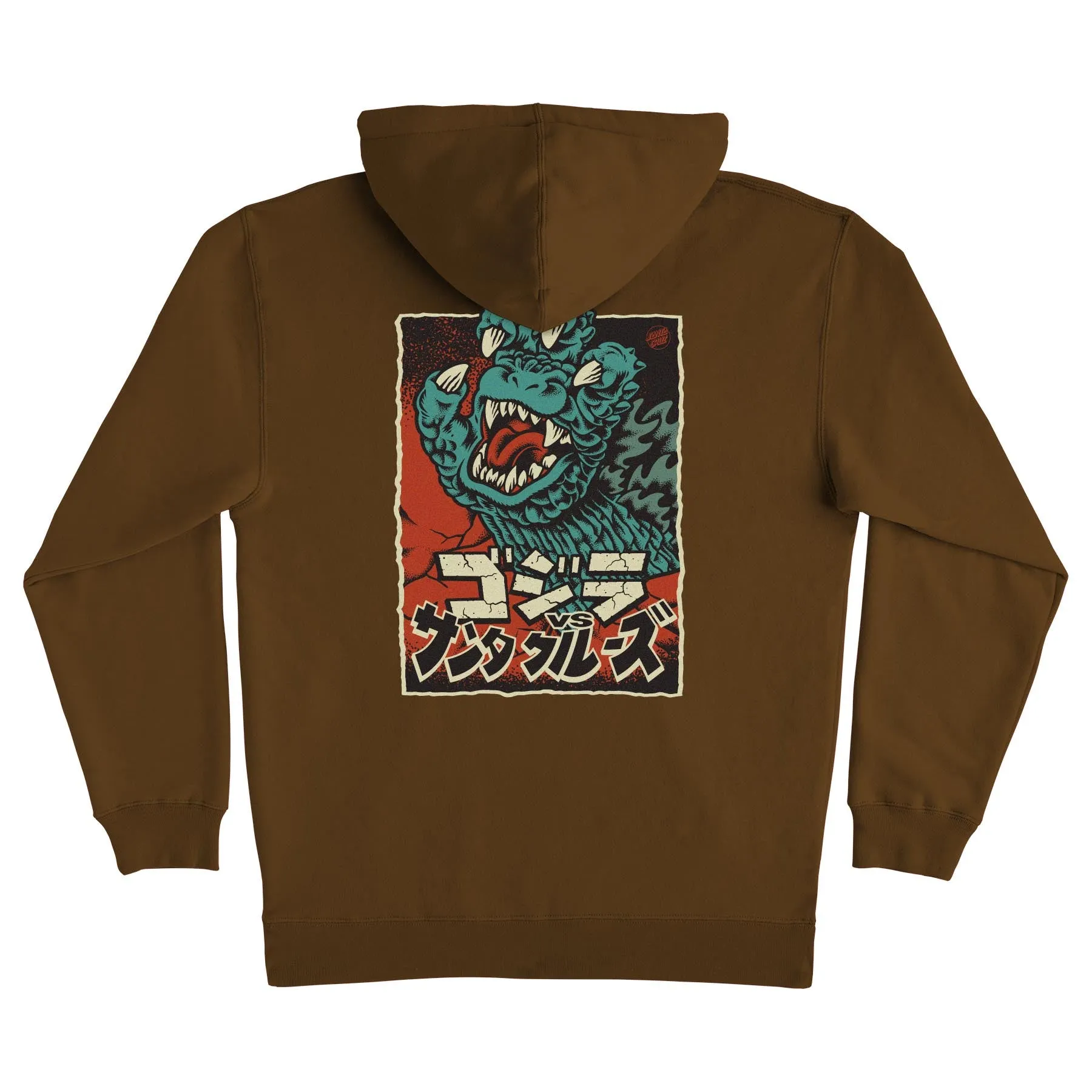 Santa Cruz - x Godzilla Hand Hoodie (Brown)