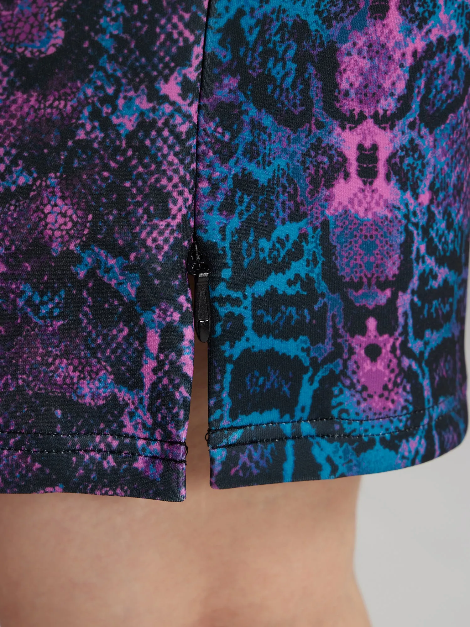 Snake Print Bodycon Pencil Skirt