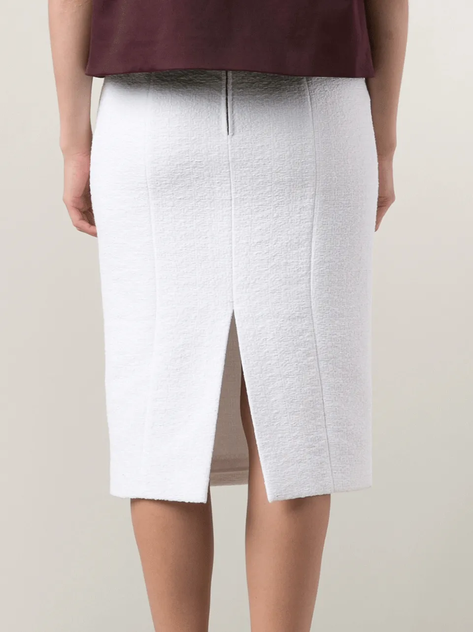 Summer Tweed Pencil Skirt