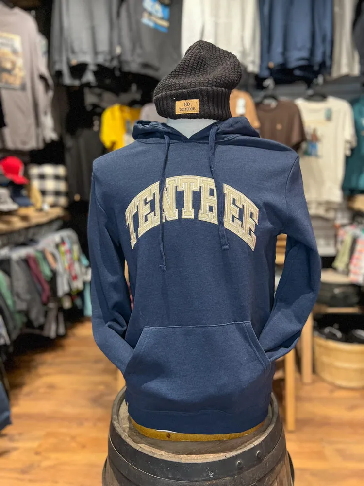 TENTREE MEN'S ARCH HOODIE / DRESS BLUE OR HI RISE GREY HEATHER