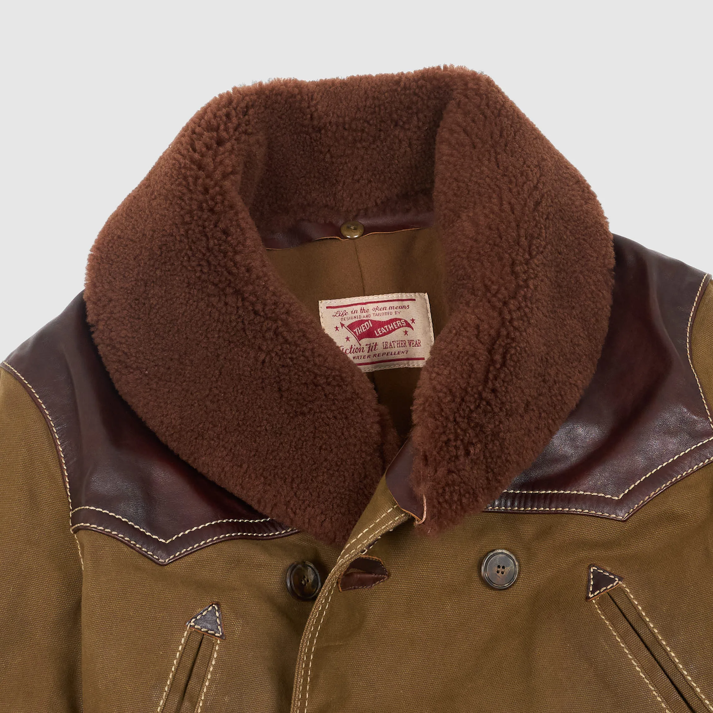 Thedi Leathers Canadiene Shawl Collar Jacket