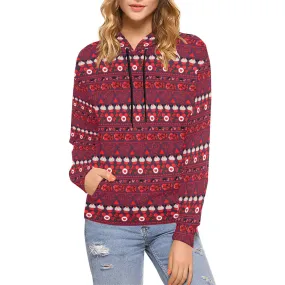 Valentines Day Line Hoodie for Women
