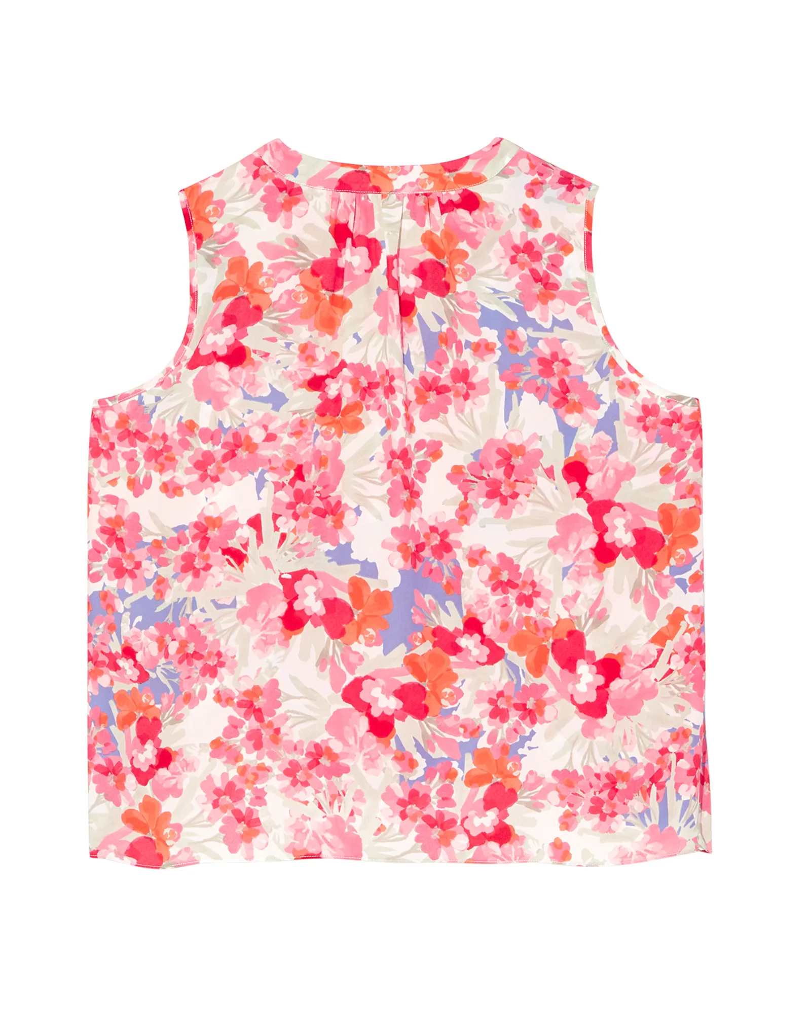 Verbena Button Blouse | Purple / Pink