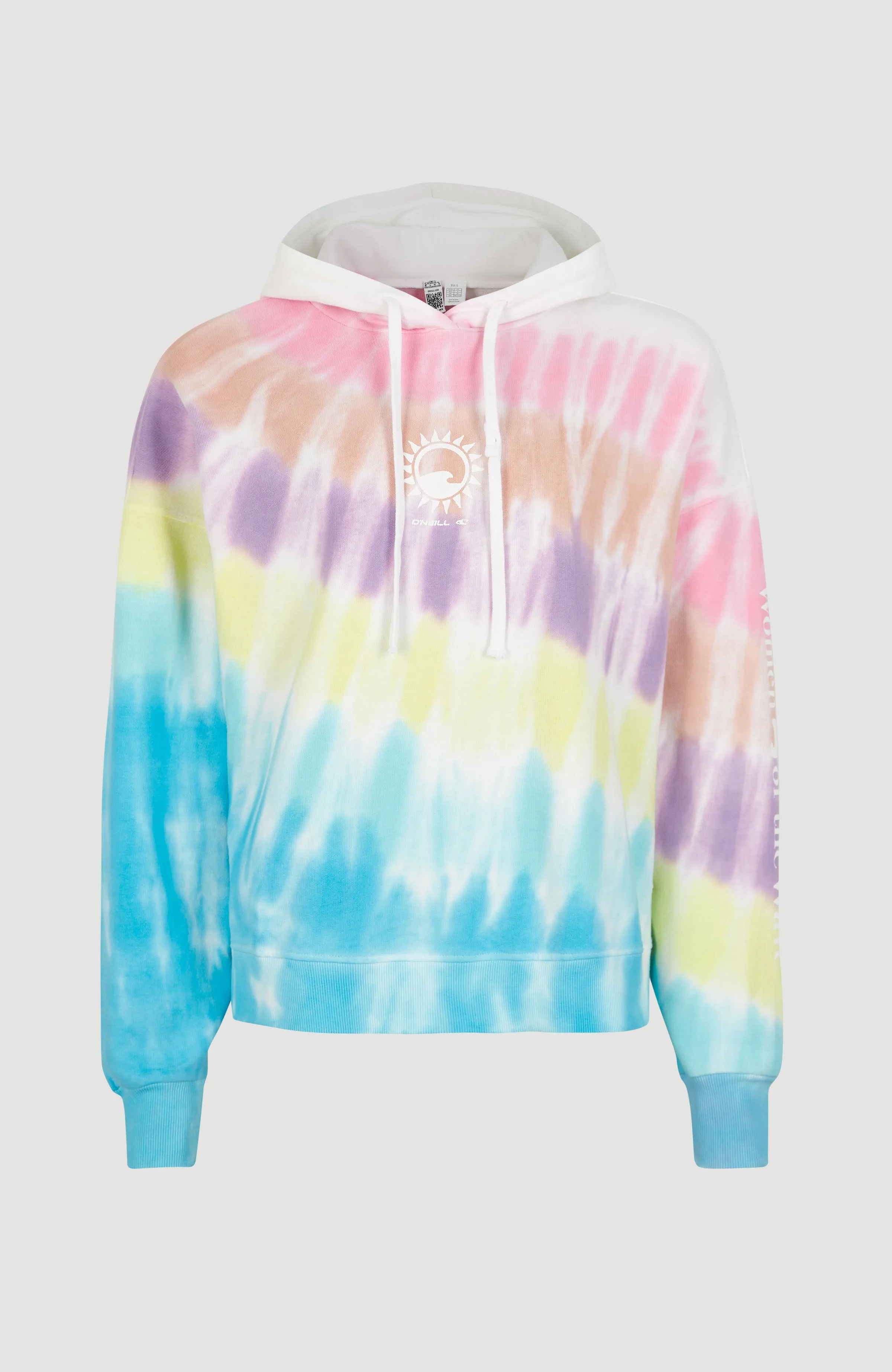 Women Of The Wave Hoodie | Blue Tie Dye