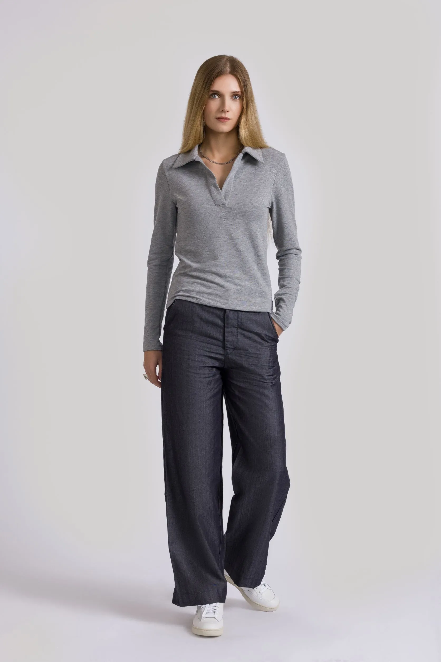 Zora Pants Denim by Lenviera